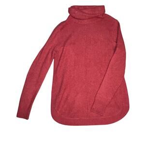 Marled Reunited Turtleneck Sweater - Watermelon Pink - Small